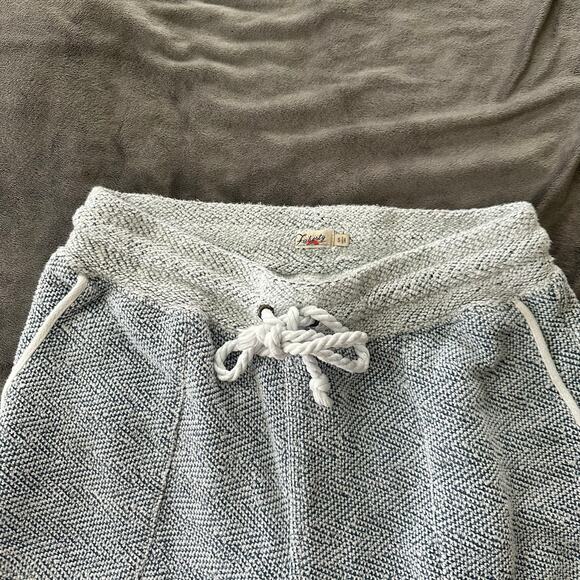 FAHERTY Sweatpants Womens Small Blue White Water Jogger Drawstring Athleisure - Picture 3 of 14